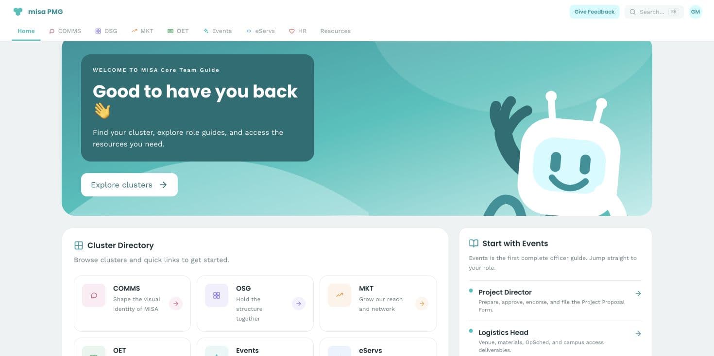 MISA Project Management project preview